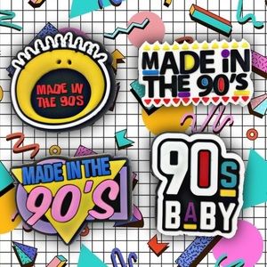 4Pc 90s Baby Croc Charm Set